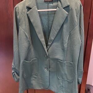 Amazon Essentials Green Blazer